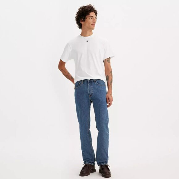 Levi’s 505 Regular Fit Jeans, Medium Wash, Size 32x32 - Picture 1 of 8